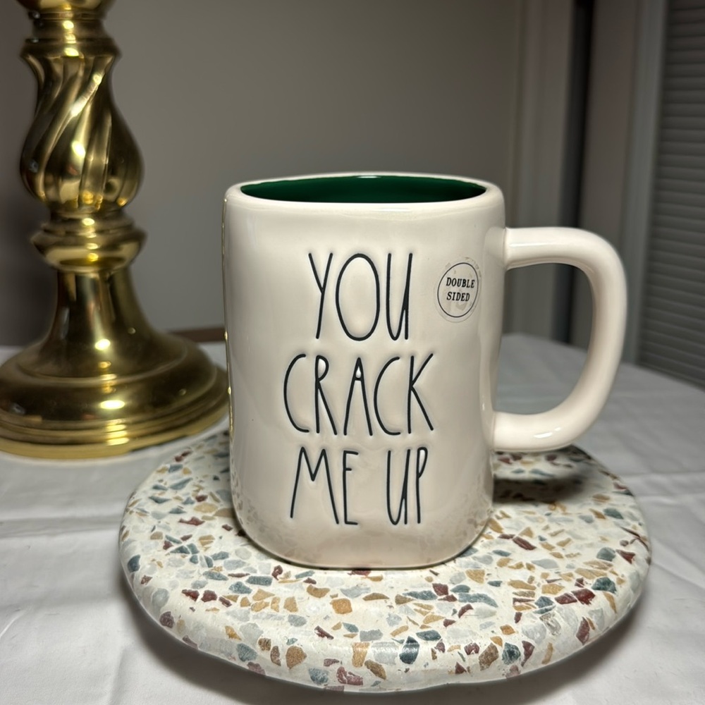 Rae Dunn You Crack me Up coffee/tea mug